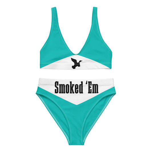 DH Smoked 'Em Bikini Set in Turquoise