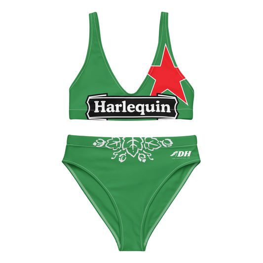 DH Harlequin Bikini Set in Green