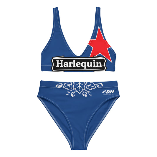 DH Harlequin Bikini Set in Blue