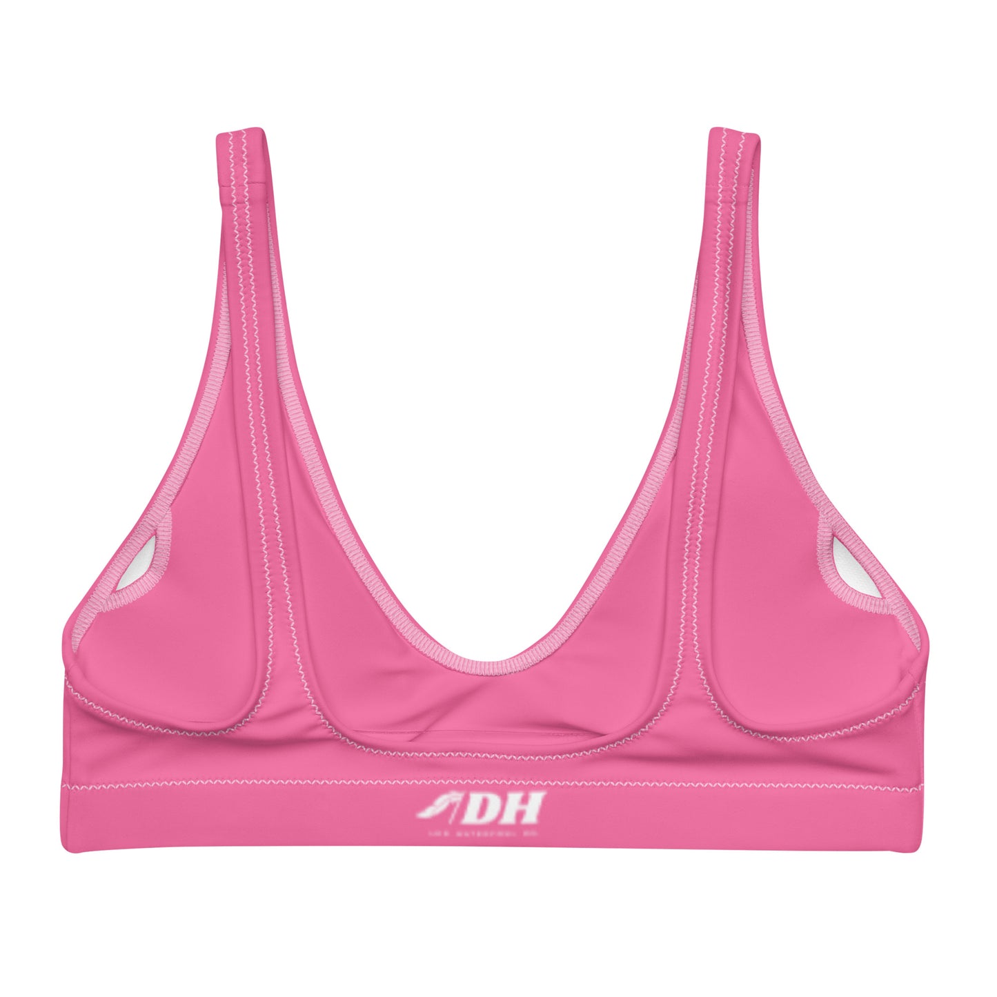 DH Smoked 'Em Bikini Top in Rose