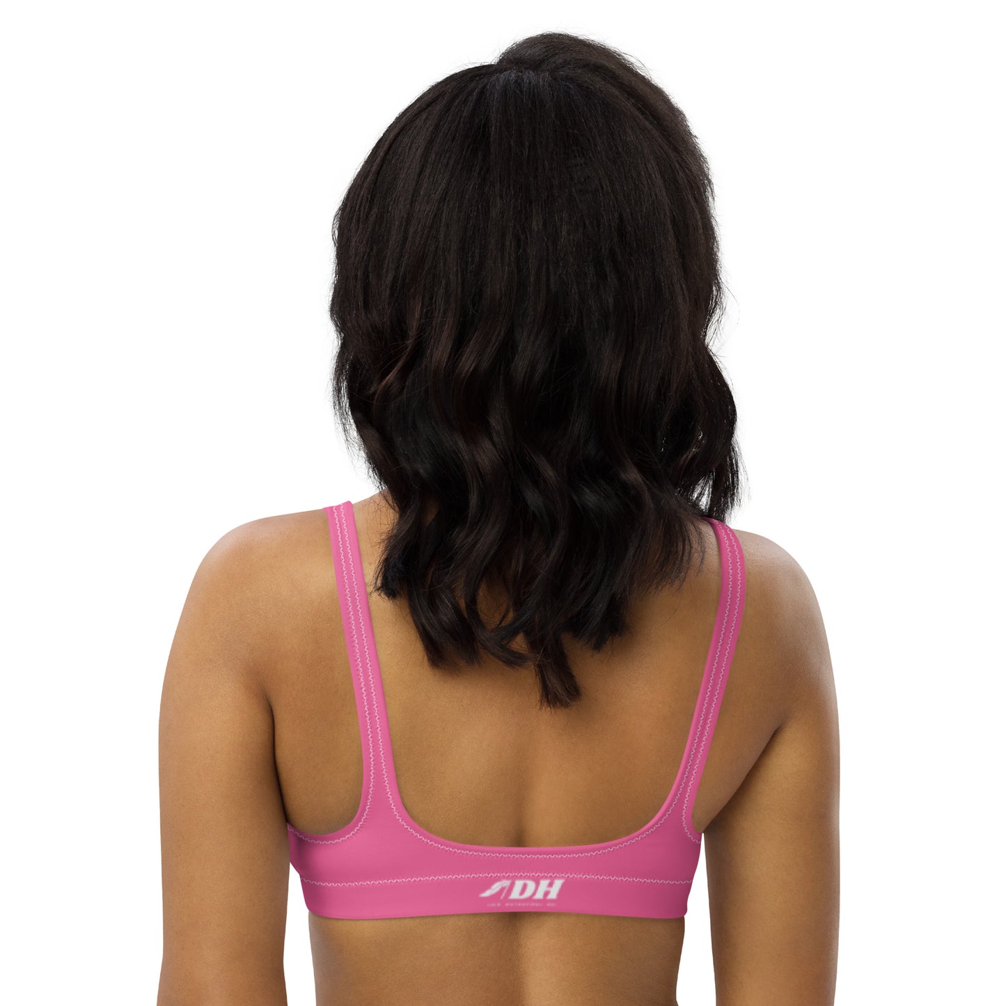DH Smoked 'Em Bikini Top in Rose