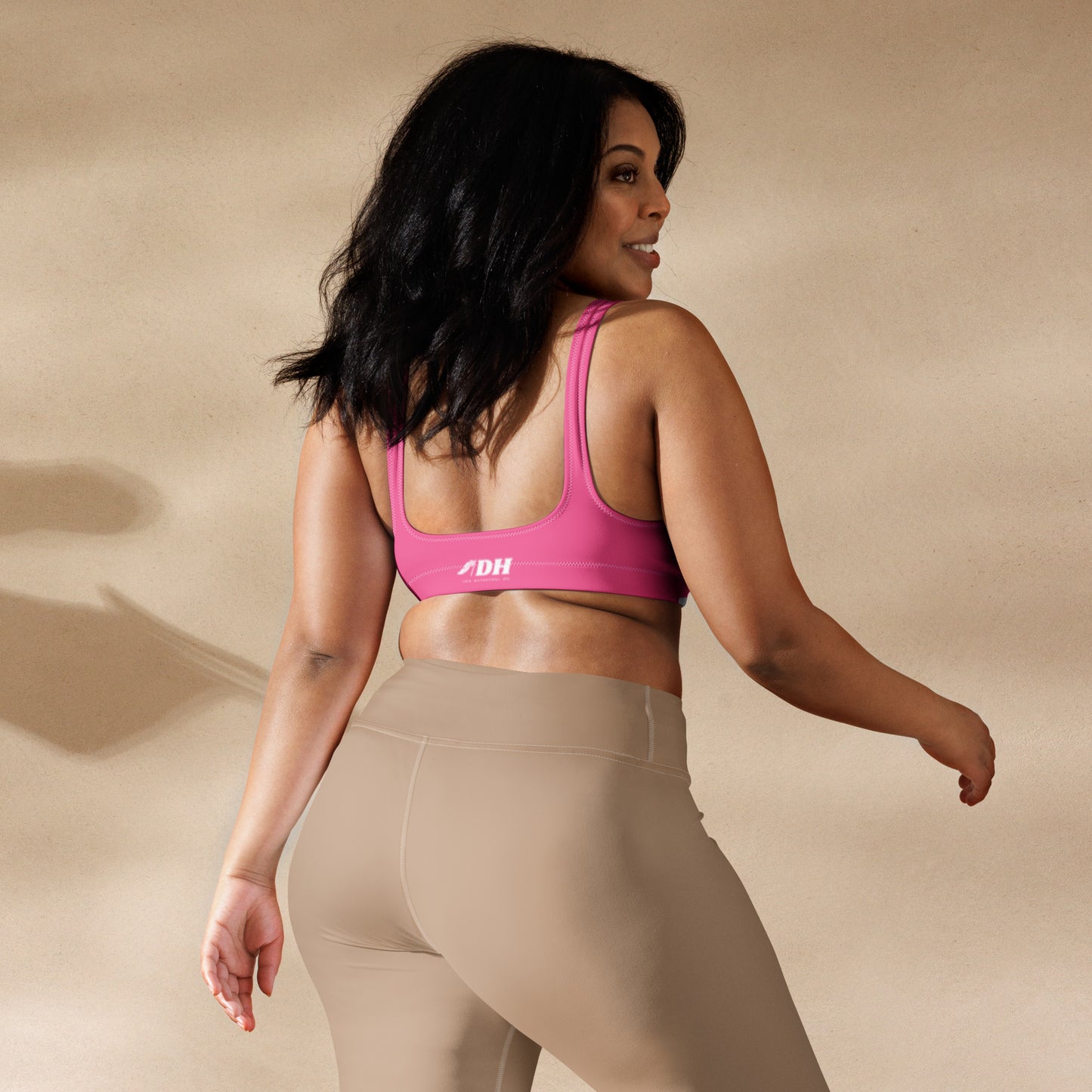 DH Smoked 'Em Bikini Top in Rose