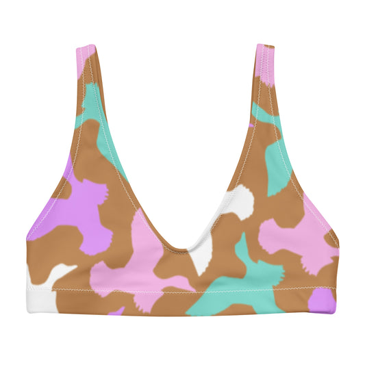 DH Cotton Candy Ducks Bikini Top in Gold