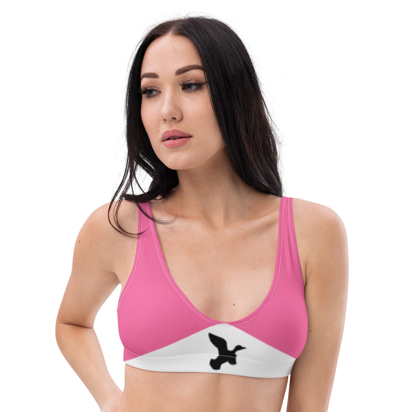 DH Smoked 'Em Bikini Top in Rose