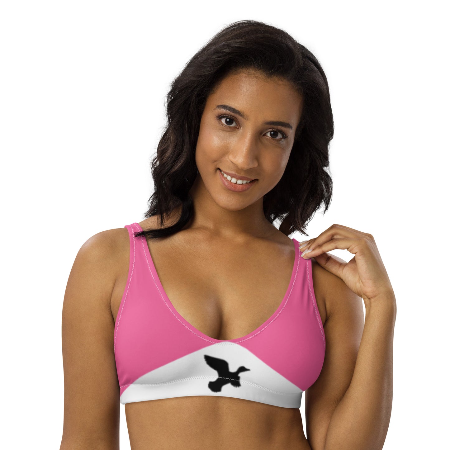 DH Smoked 'Em Bikini Top in Rose