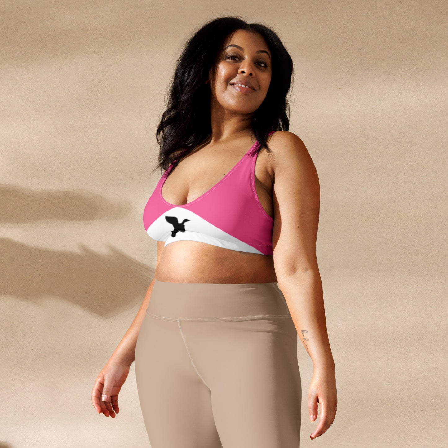 DH Smoked 'Em Bikini Top in Rose