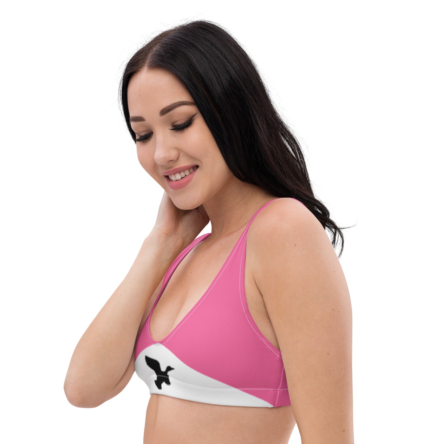 DH Smoked 'Em Bikini Top in Rose