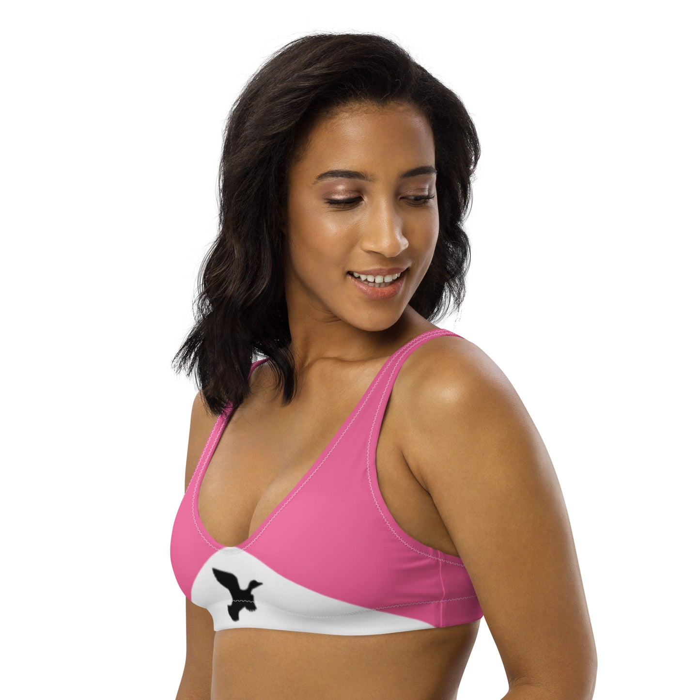 DH Smoked 'Em Bikini Top in Rose