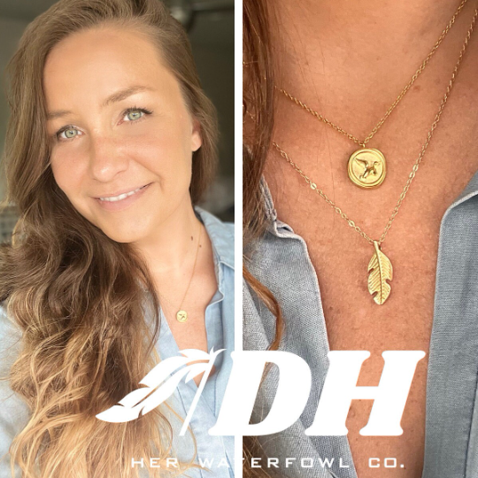 DH Signature Necklace -Available in real 18K Gold, Rose Gold & Platinum