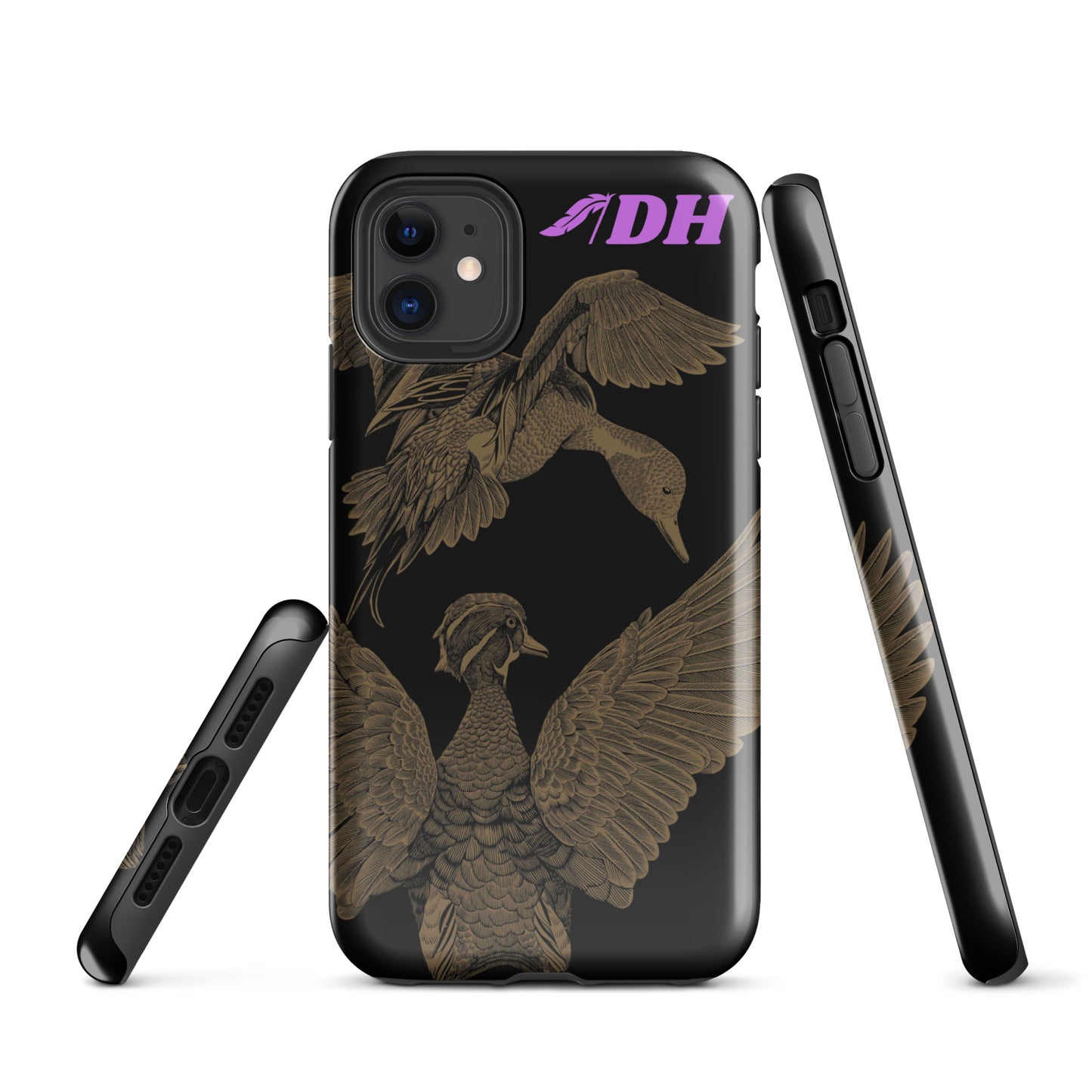 DH PINTAIL & WOOD DUCK Tough Case for iPhone® in Berry