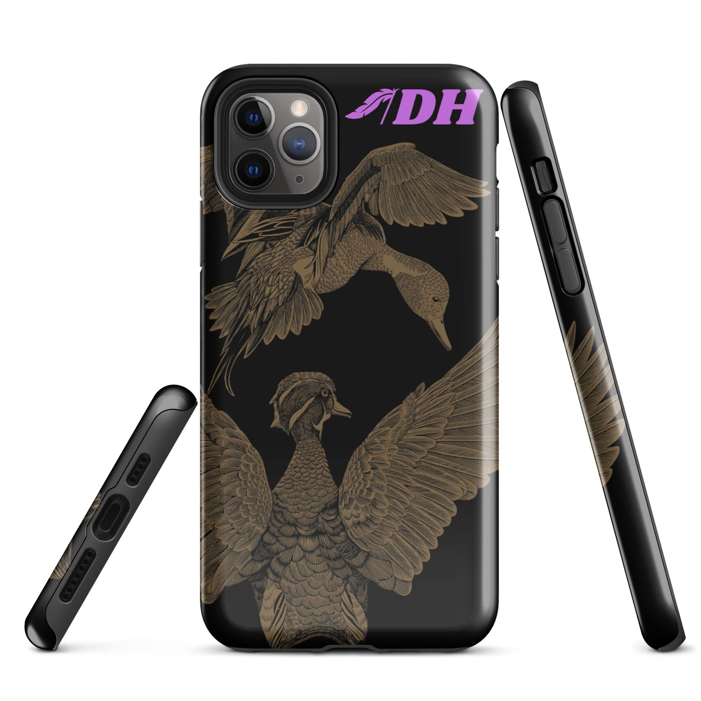 DH PINTAIL & WOOD DUCK Tough Case for iPhone® in Berry