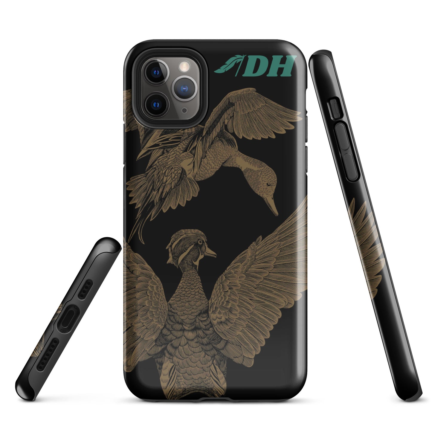 DH PINTAIL & WOOD DUCK Tough Case for iPhone® in Teal