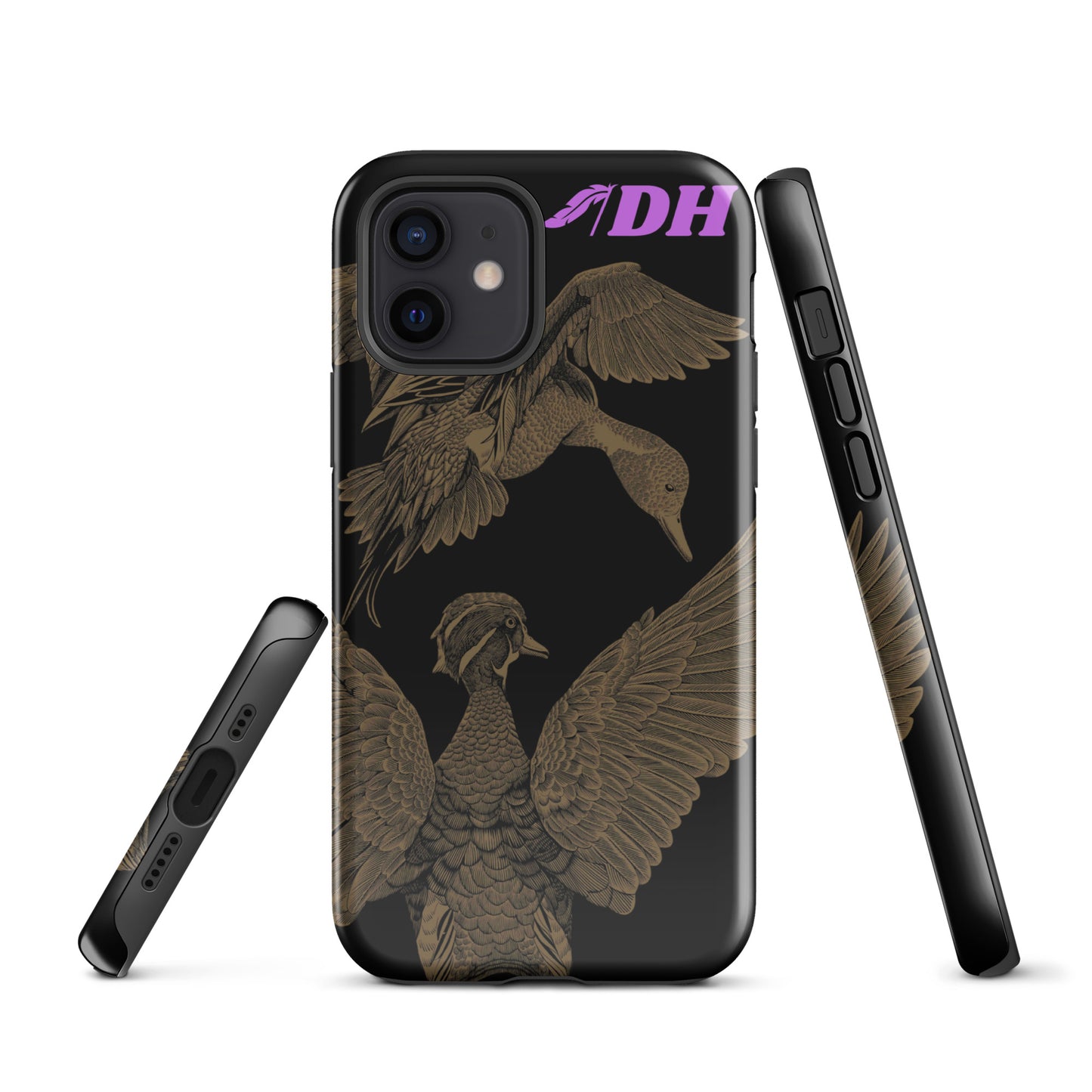 DH PINTAIL & WOOD DUCK Tough Case for iPhone® in Berry