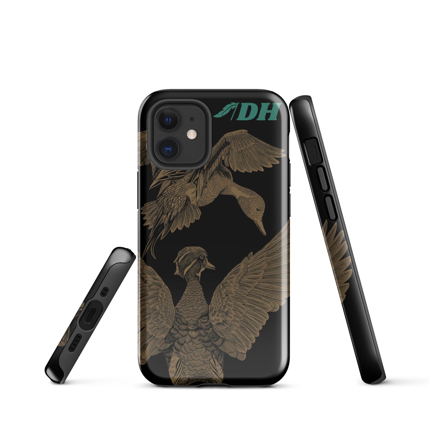 DH PINTAIL & WOOD DUCK Tough Case for iPhone® in Teal