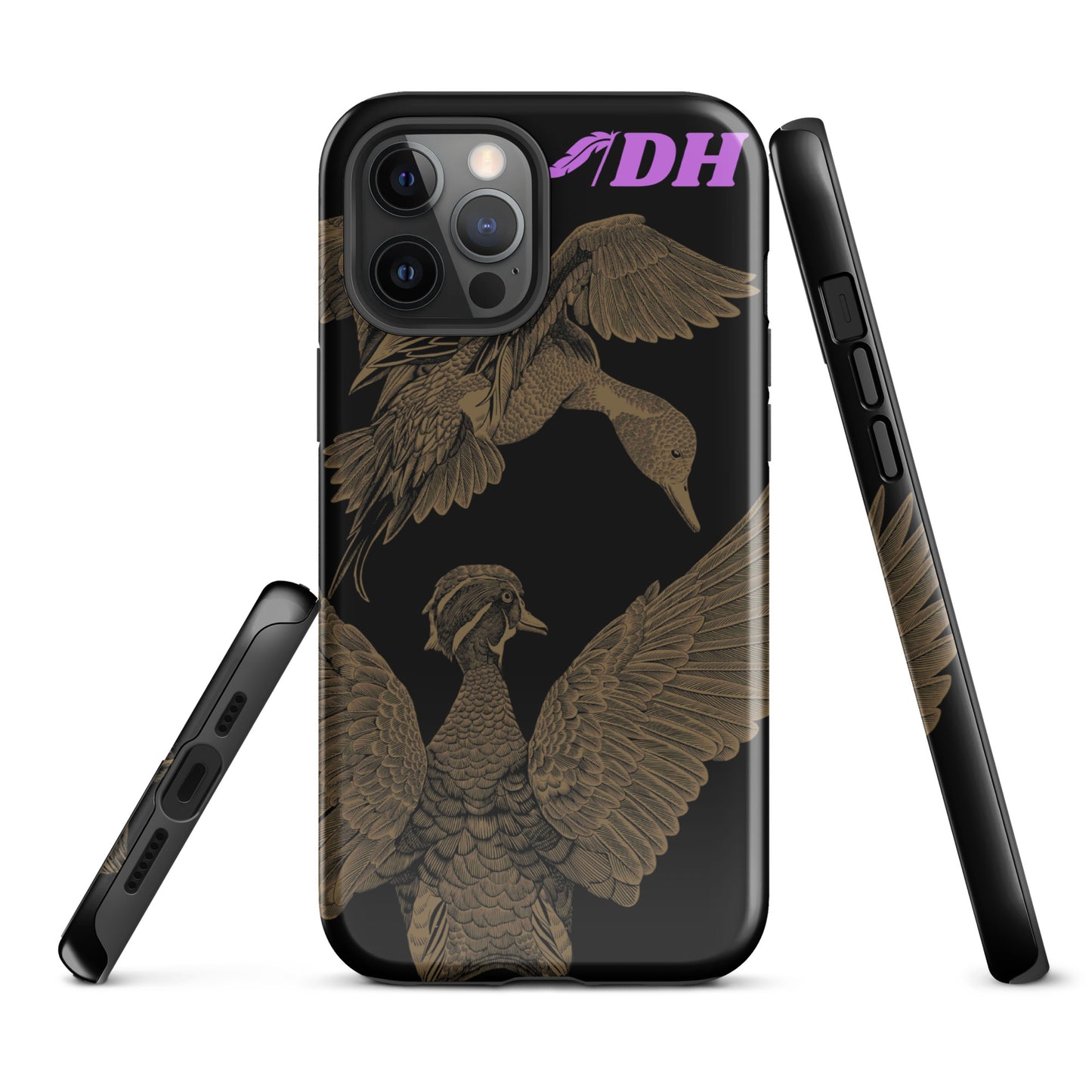 DH PINTAIL & WOOD DUCK Tough Case for iPhone® in Berry