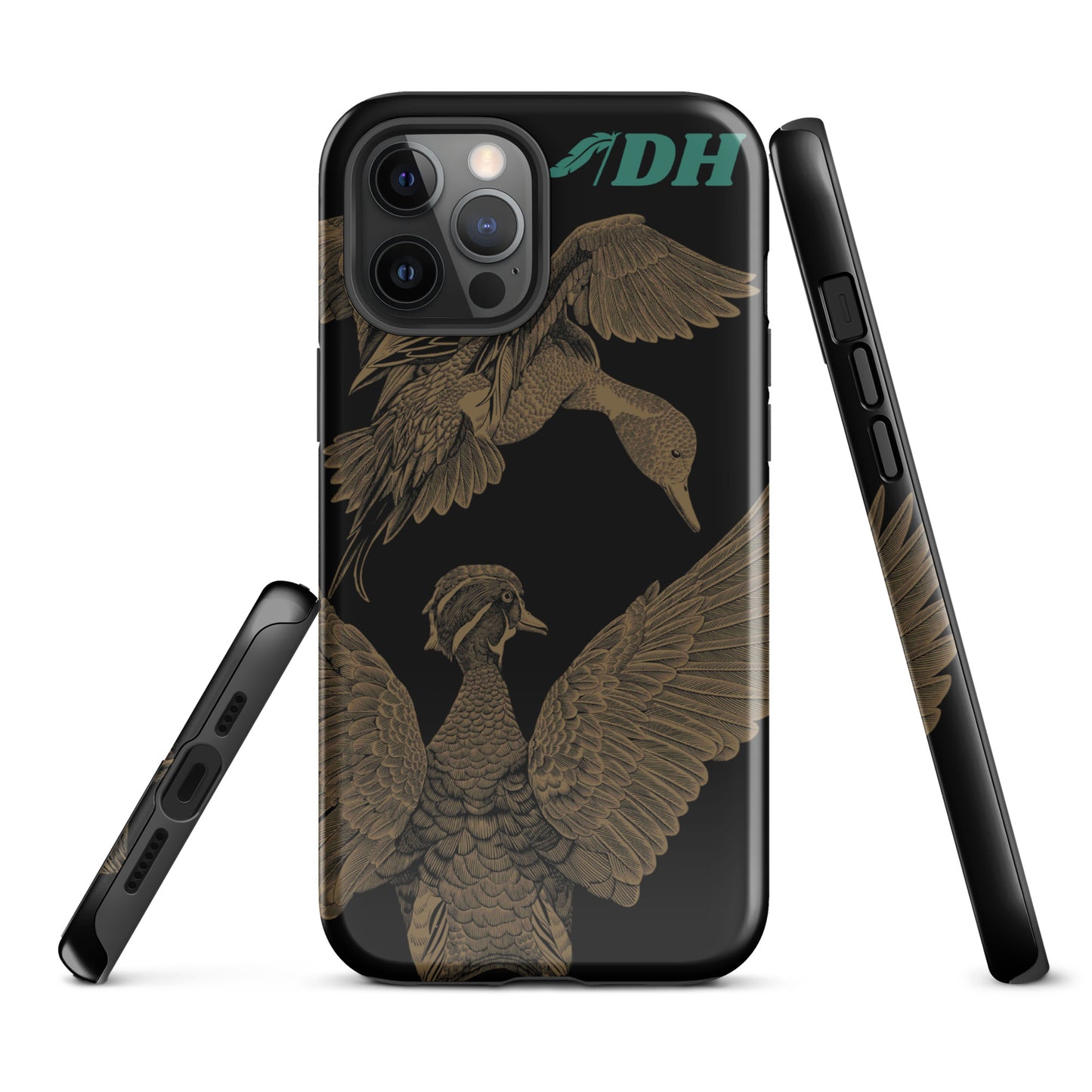 DH PINTAIL & WOOD DUCK Tough Case for iPhone® in Teal