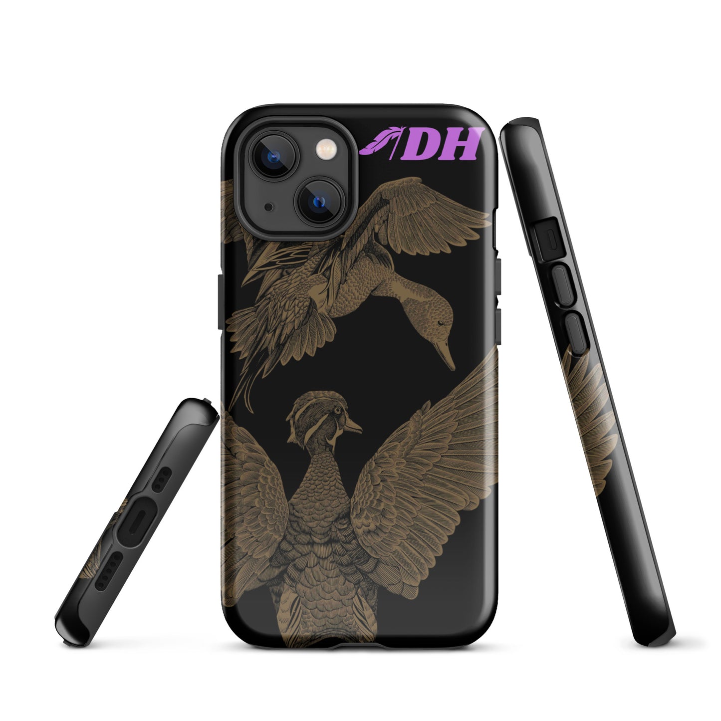 DH PINTAIL & WOOD DUCK Tough Case for iPhone® in Berry