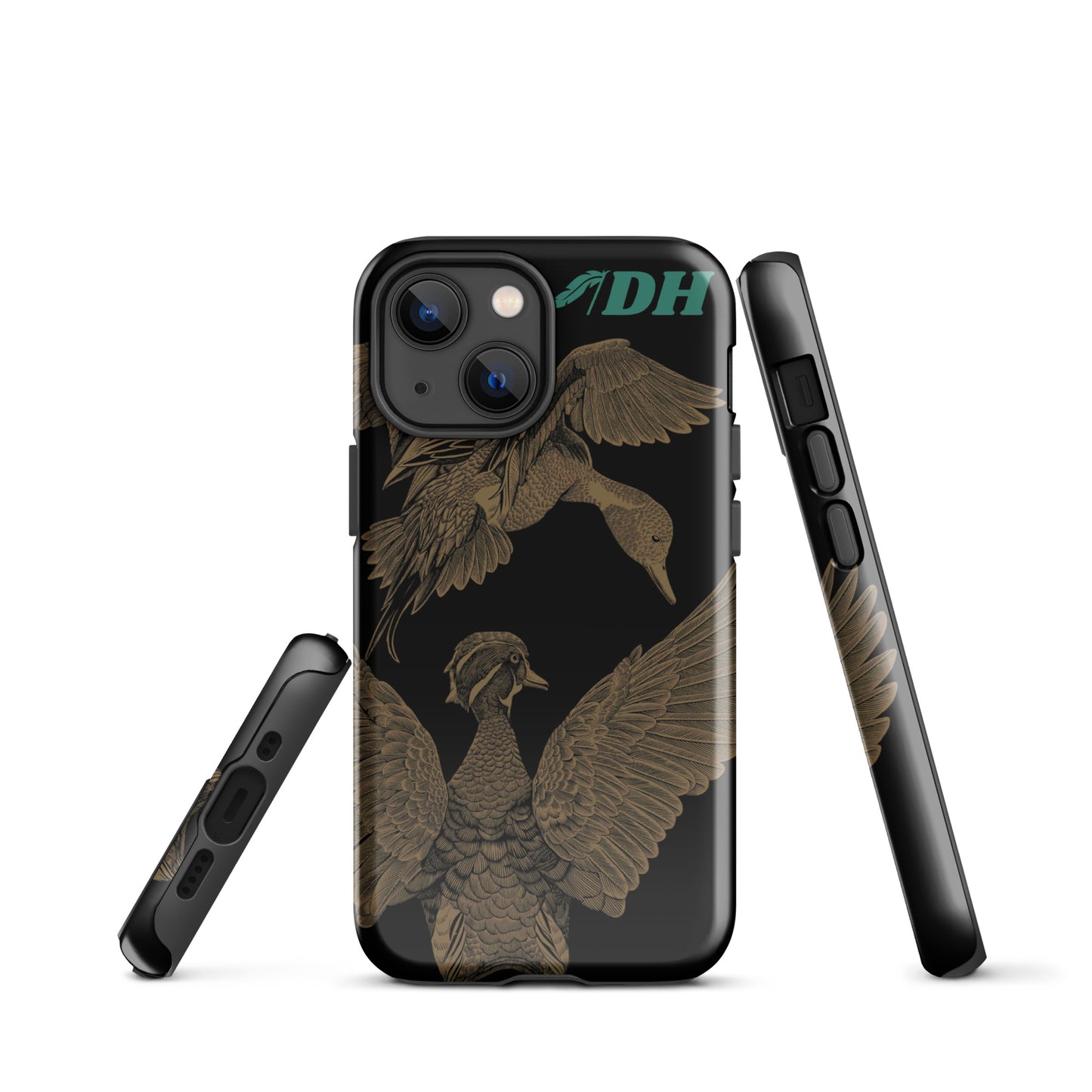 DH PINTAIL & WOOD DUCK Tough Case for iPhone® in Teal