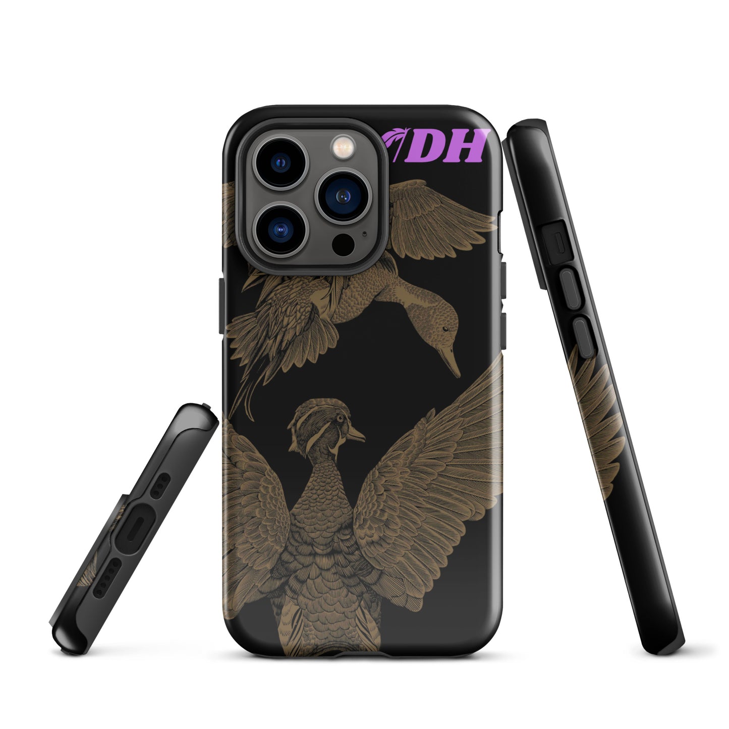DH PINTAIL & WOOD DUCK Tough Case for iPhone® in Berry