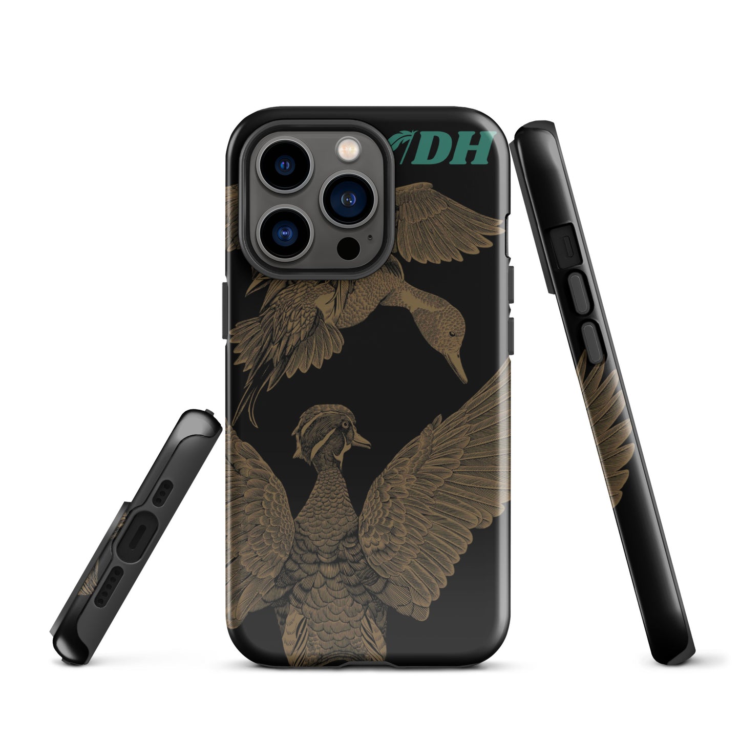 DH PINTAIL & WOOD DUCK Tough Case for iPhone® in Teal