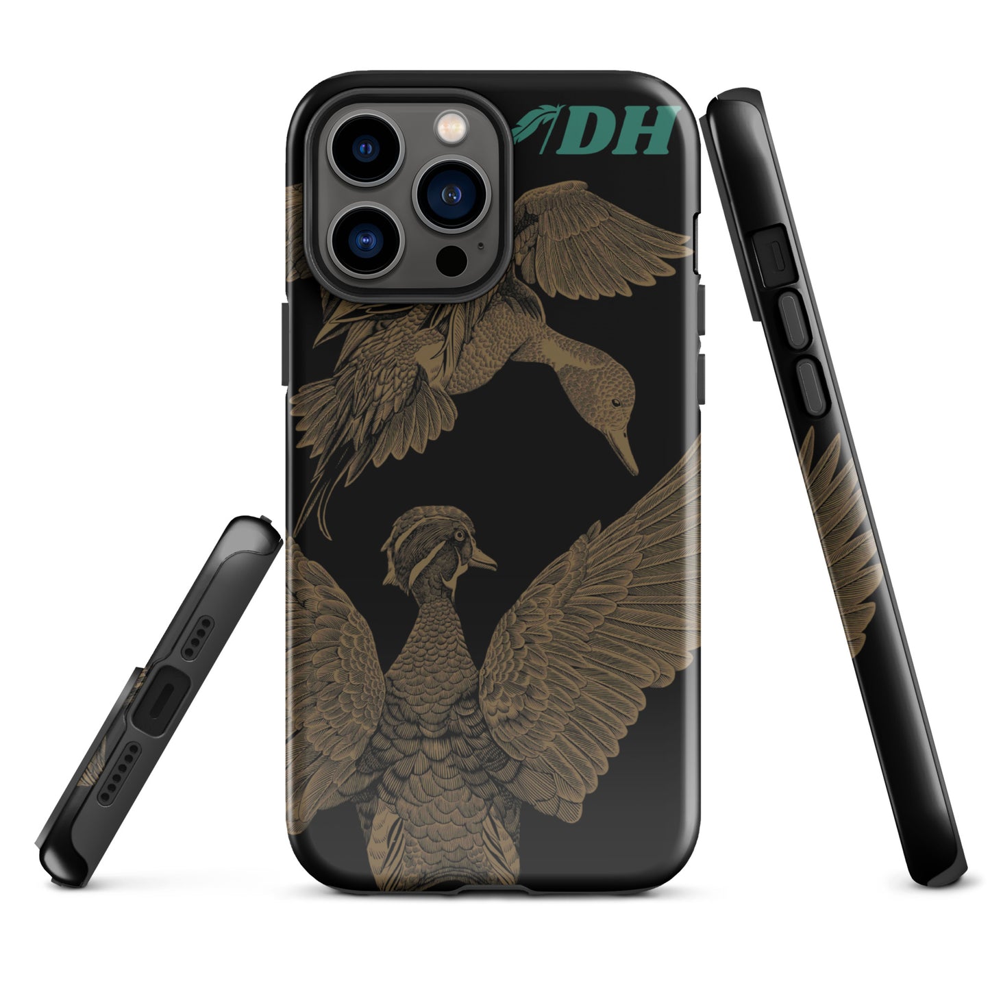 DH PINTAIL & WOOD DUCK Tough Case for iPhone® in Teal