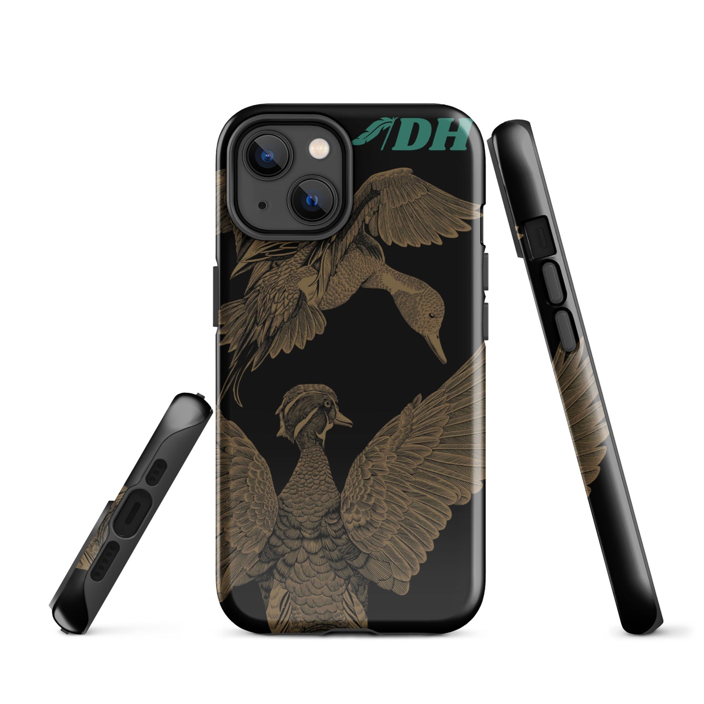 DH PINTAIL & WOOD DUCK Tough Case for iPhone® in Teal