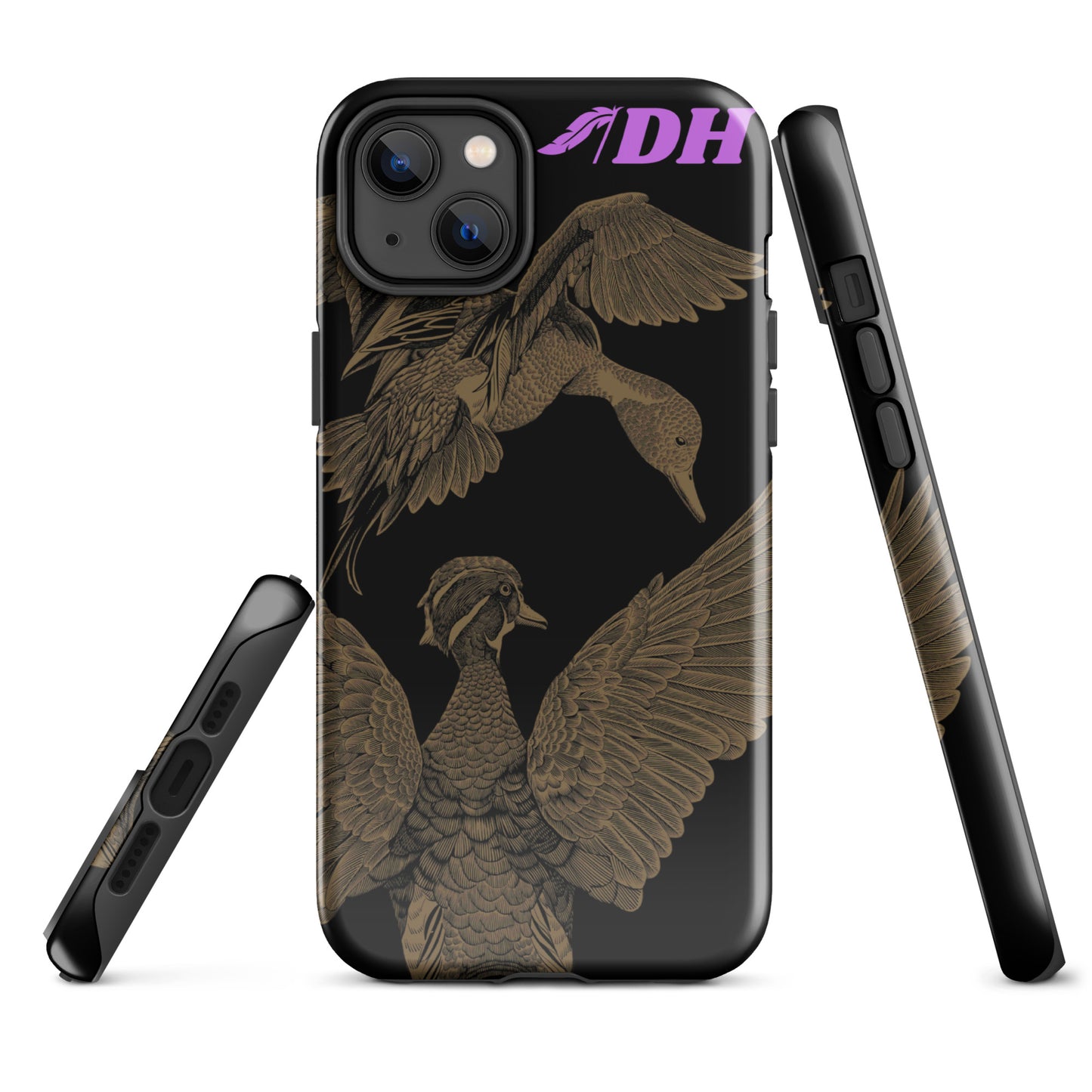 DH PINTAIL & WOOD DUCK Tough Case for iPhone® in Berry