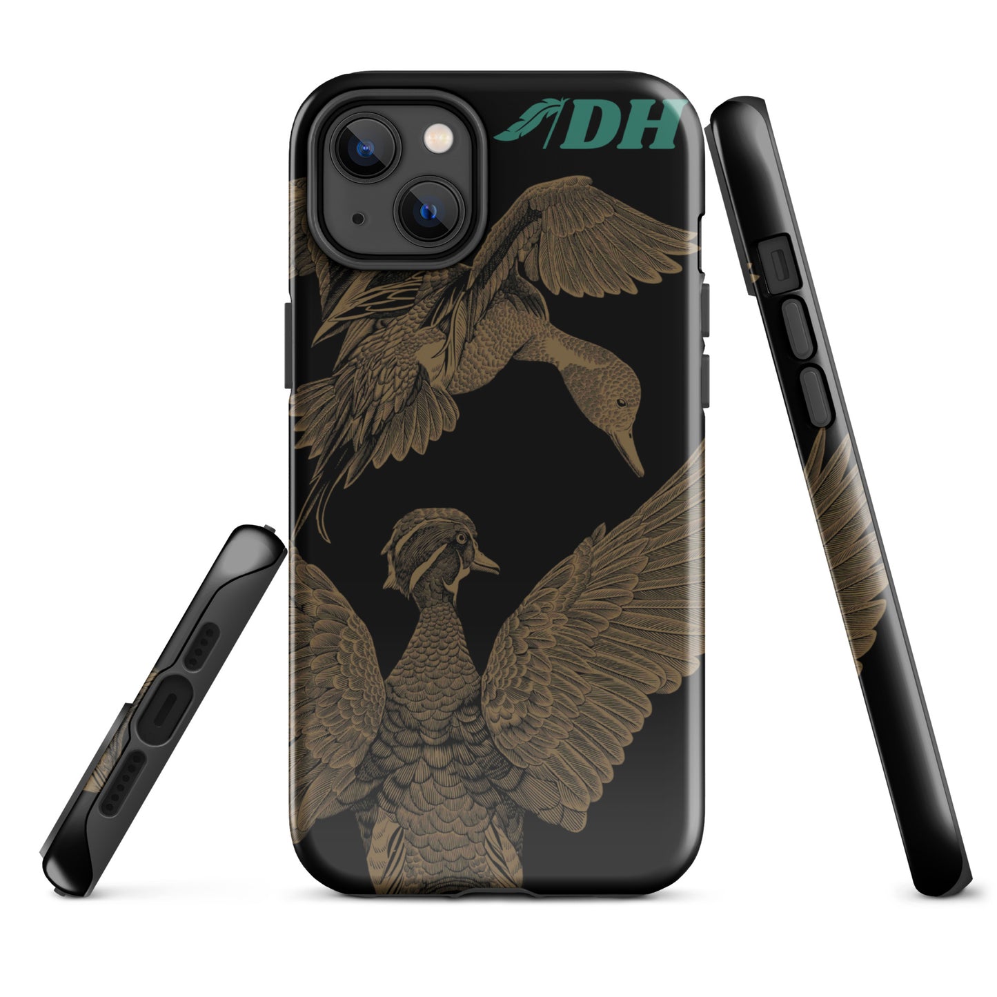 DH PINTAIL & WOOD DUCK Tough Case for iPhone® in Teal