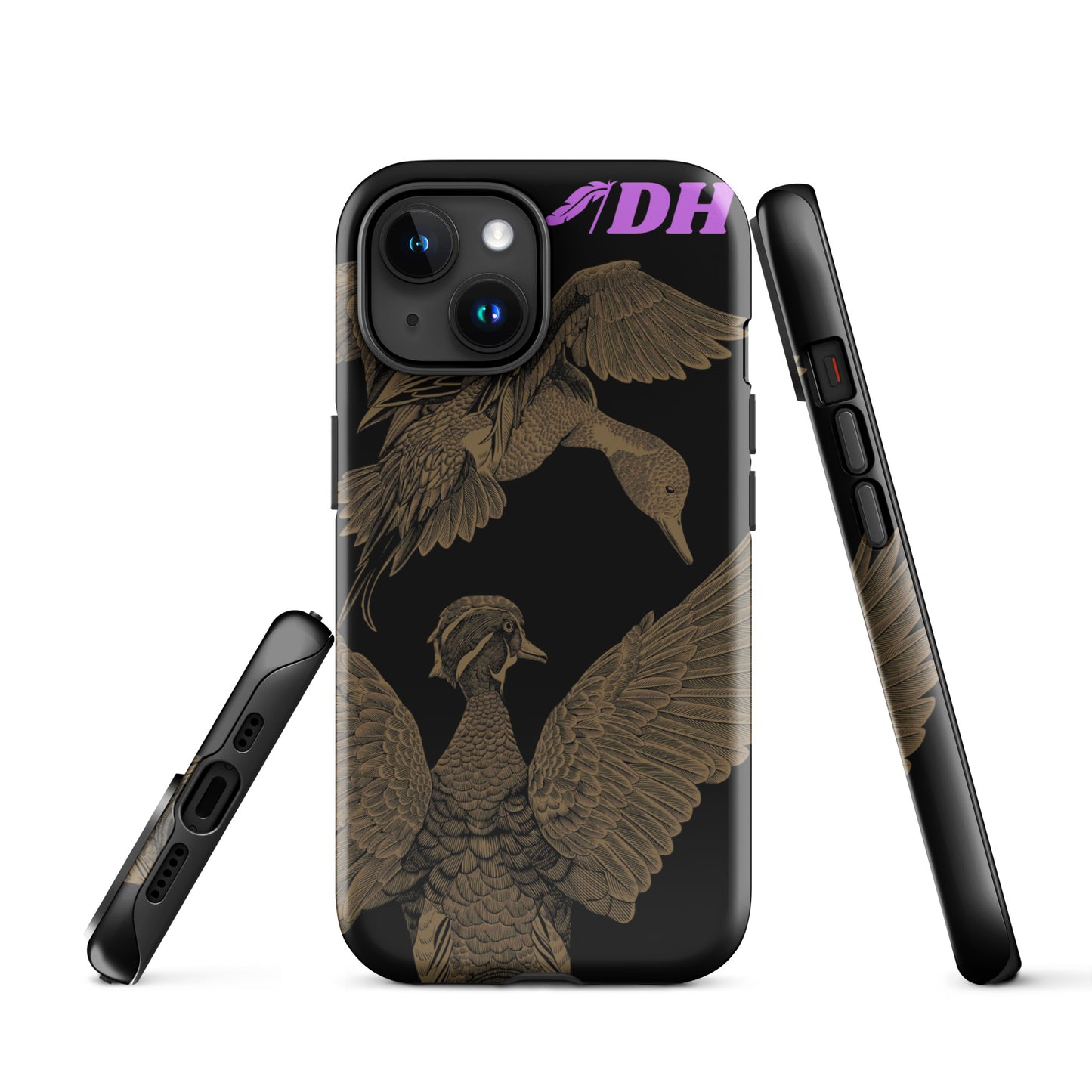 DH PINTAIL & WOOD DUCK Tough Case for iPhone® in Berry