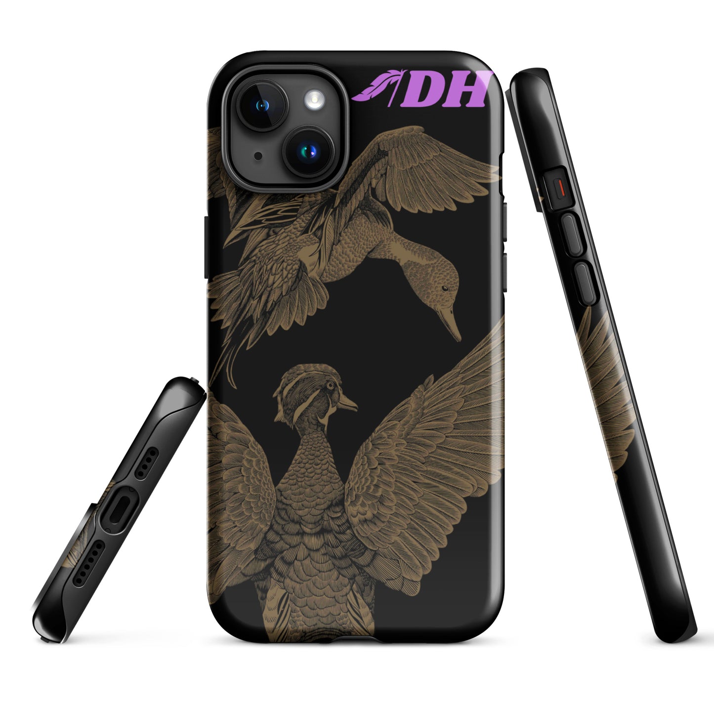 DH PINTAIL & WOOD DUCK Tough Case for iPhone® in Berry