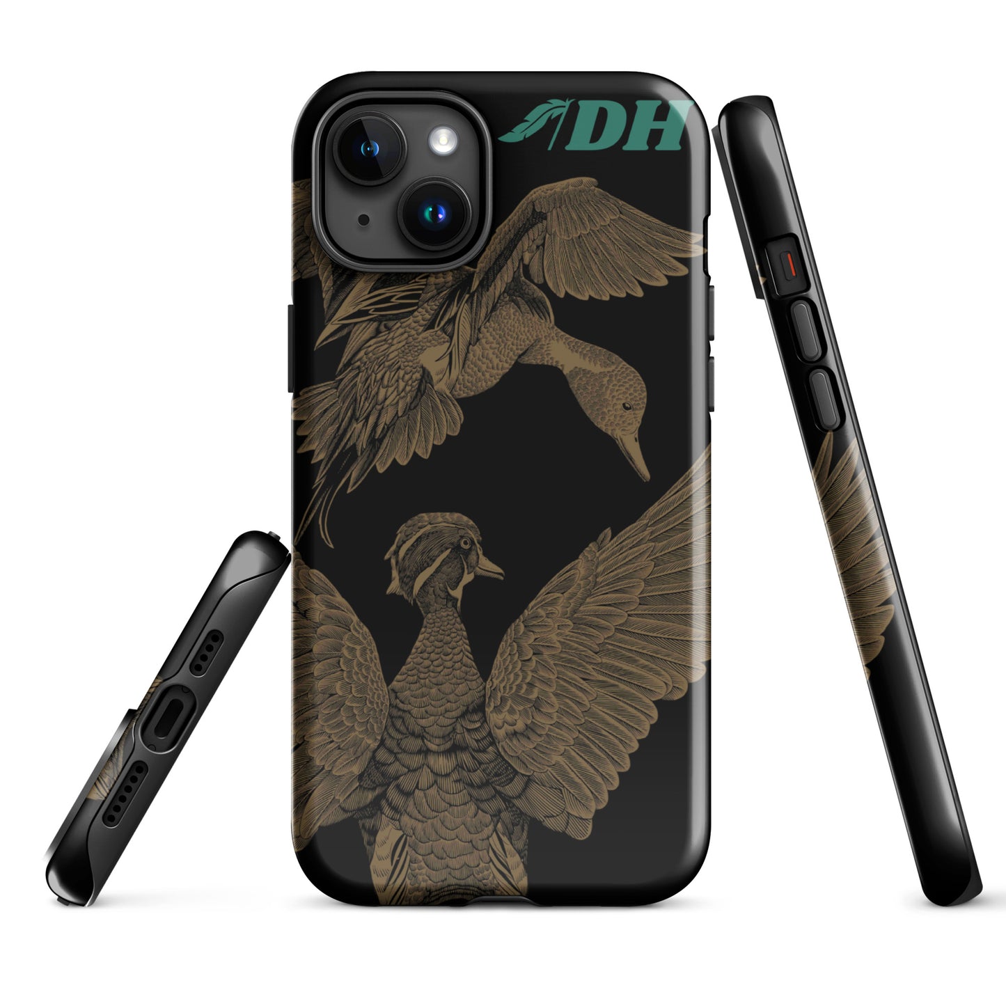 DH PINTAIL & WOOD DUCK Tough Case for iPhone® in Teal