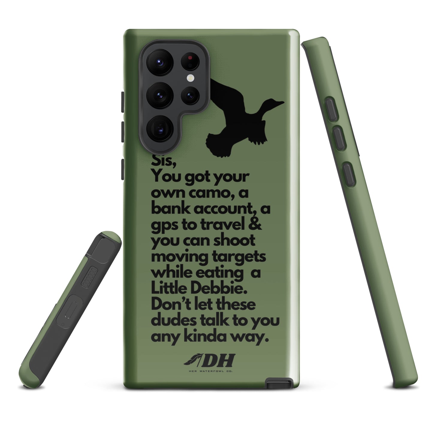 DH HEY SIS Tough Case for Samsung® in Olive/Black